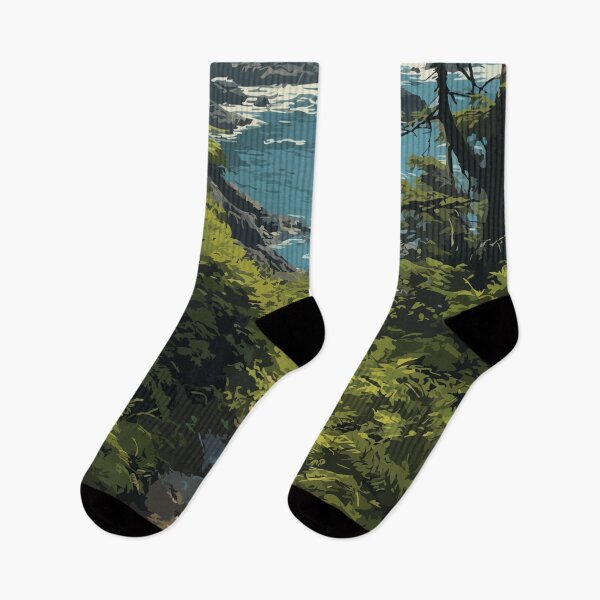 Item preview, Juan de Fuca Marine Trail | West Coast Hiking Art Print designed and sold by TuncGK.