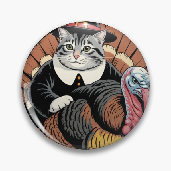 Item preview, Thanksgiving Cat Turkey  designed and sold by JediKittenWars.