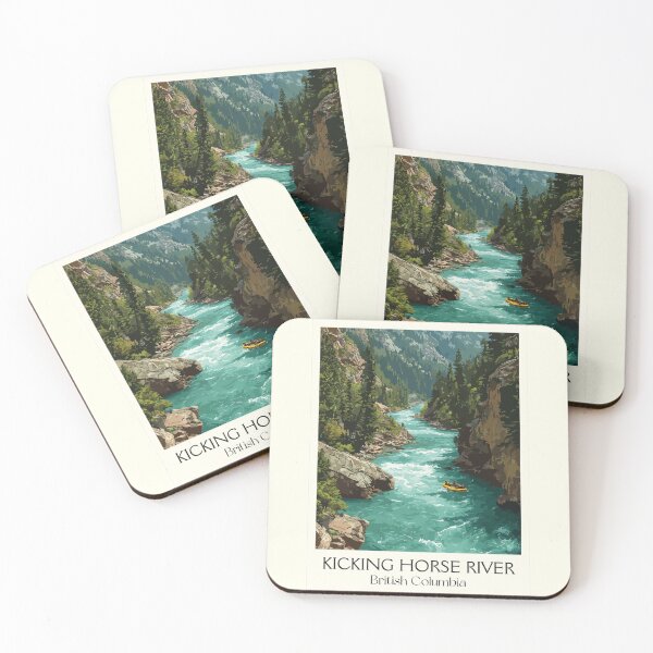 Item preview, Kicking Horse River BC | Yoho National Park Rapids Art designed and sold by TuncGK.