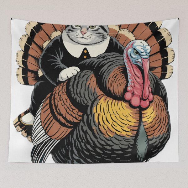 Item preview, Thanksgiving Cat Turkey  designed and sold by JediKittenWars.