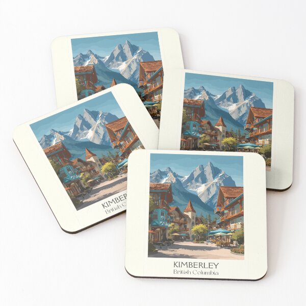 Item preview, Kimberley British Columbia | Bavarian Mountain Town Art designed and sold by TuncGK.