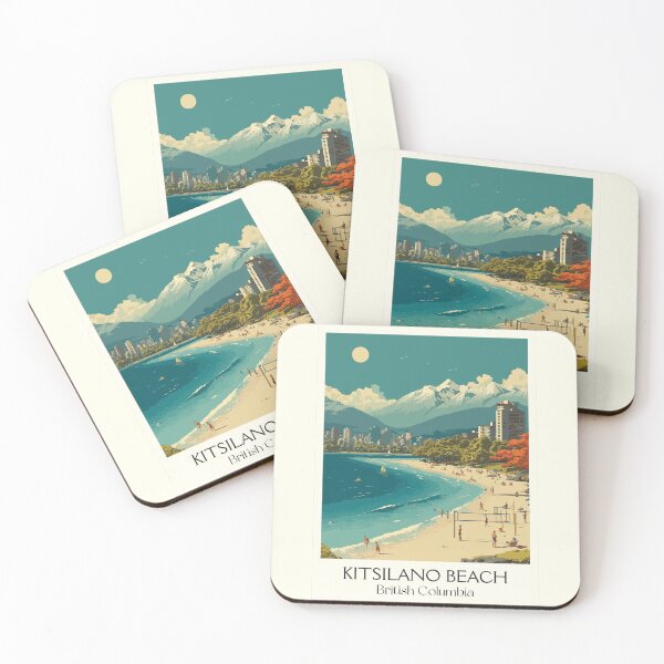 Item preview, Kitsilano Beach Vancouver BC | City Beach Lifestyle Art designed and sold by TuncGK.