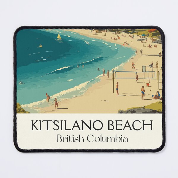Item preview, Kitsilano Beach Vancouver BC | City Beach Lifestyle Art designed and sold by TuncGK.