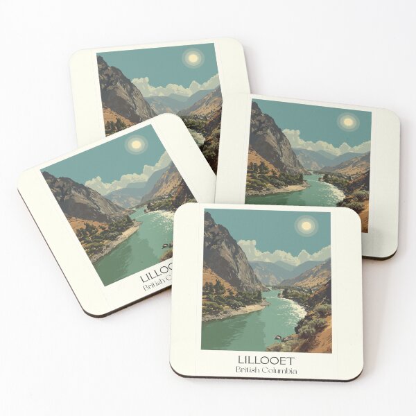 Item preview, Lillooet British Columbia | Fraser River Canyon Scenery Art designed and sold by TuncGK.