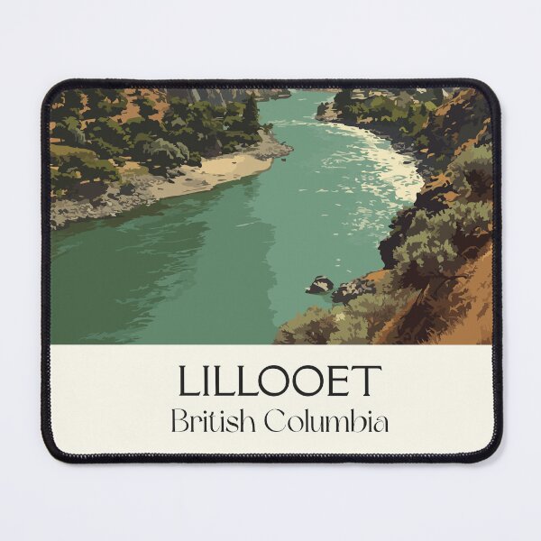 Item preview, Lillooet British Columbia | Fraser River Canyon Scenery Art designed and sold by TuncGK.