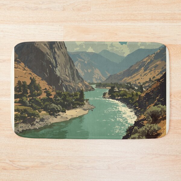 Item preview, Lillooet British Columbia | Fraser River Canyon Scenery Art designed and sold by TuncGK.