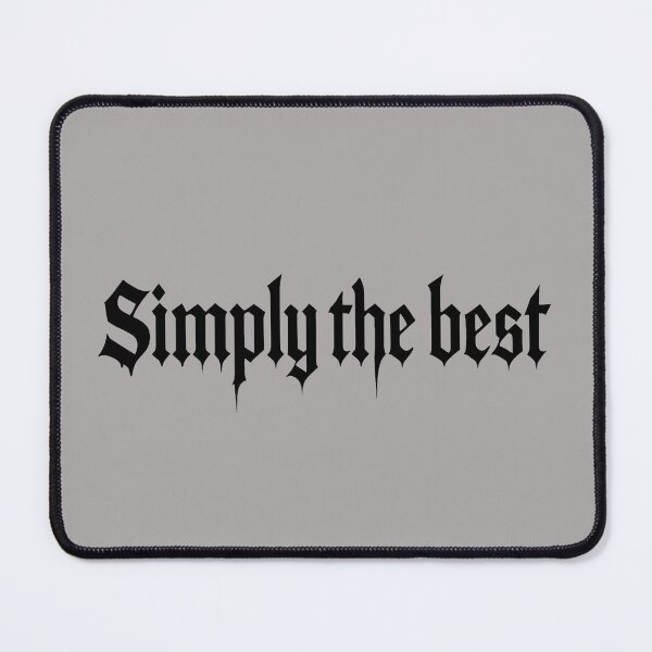 Item preview, Simply the Best – Gothic Bold Typography Print designed and sold by Unique-moments.