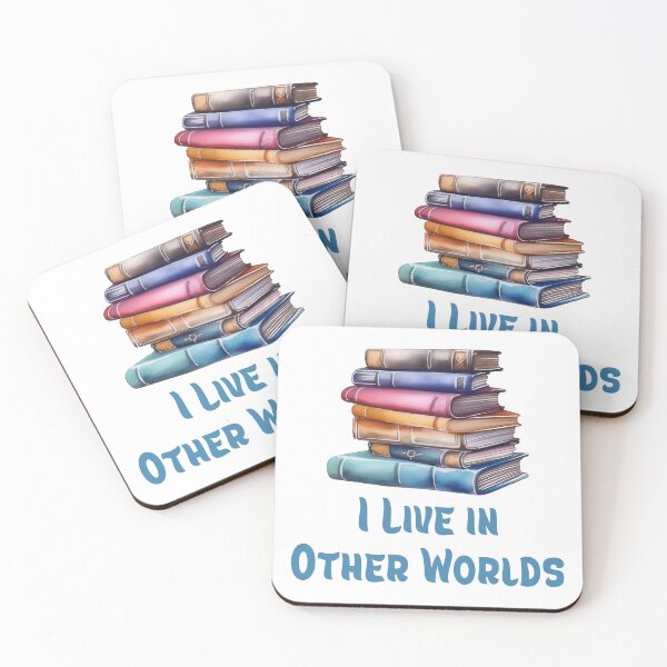 Item preview, I Live in Other Worlds Book Lovers designed and sold by Coastal-Designs.