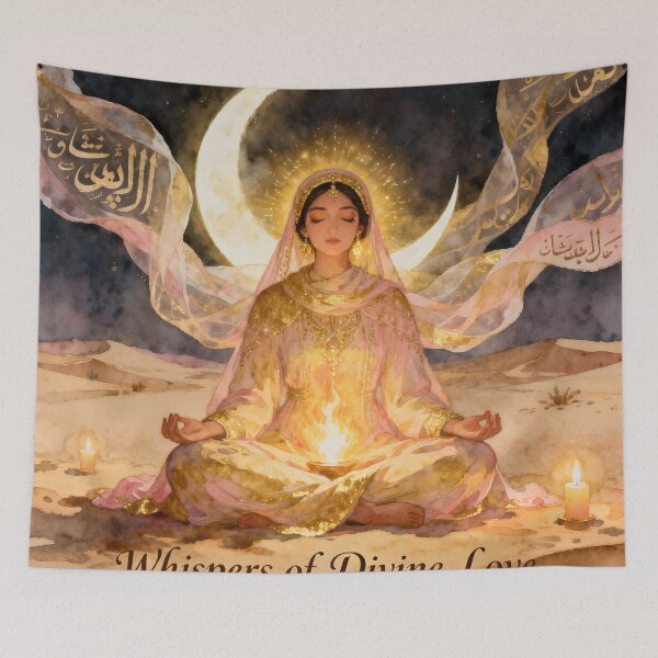 Item preview, Rābiʿa al-ʿAdawiyya – The Flame of Divine Love designed and sold by SoniaSarkali.