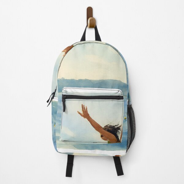 Item preview, Summer Dive — Square Watercolor designed and sold by youkee.