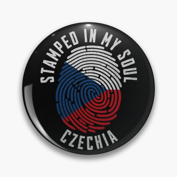 Item preview, Czechia Flag Fingerprint Art for Proud Czech Heritage Lovers designed and sold by chrisrivait.