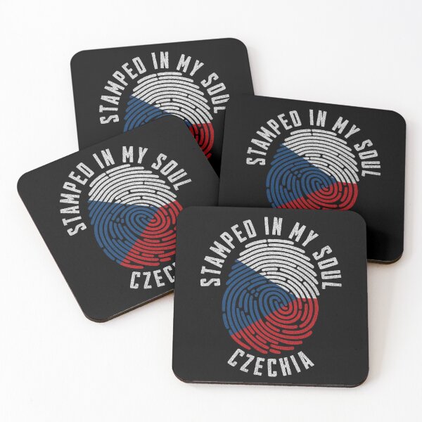 Item preview, Czechia Flag Fingerprint Art for Proud Czech Heritage Lovers designed and sold by chrisrivait.