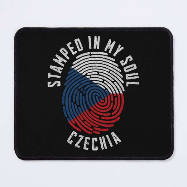 Item preview, Czechia Flag Fingerprint Art for Proud Czech Heritage Lovers designed and sold by chrisrivait.