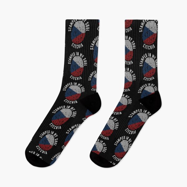 Item preview, Czechia Flag Fingerprint Art for Proud Czech Heritage Lovers designed and sold by chrisrivait.
