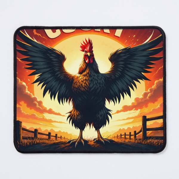 Item preview, “Cocky Since 1985 – Funny Rooster Shirt | Bold Farm Animal Humor Tee | Vintage Sunrise Chicken Poster | Retro Country Attitude T-Shirt” designed and sold by   GG Creations .