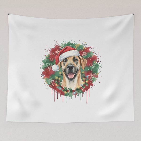 Item preview, Great Dane | Christmas Colorful Watercolor Design #1 designed and sold by MatsurexDesigns.