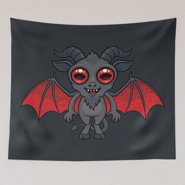 Item preview, Cute Kawaii Jersey Devil Legend Cryptid designed and sold by fizzgig.