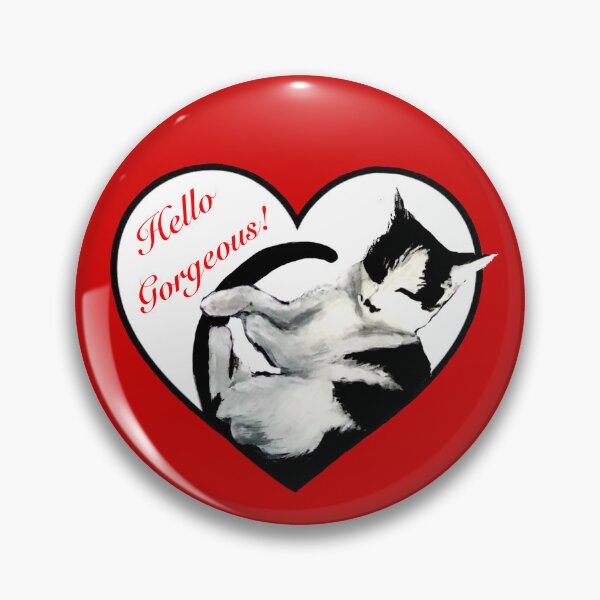 Item preview, Hello Gorgeous! (Red) designed and sold by Stoicats.