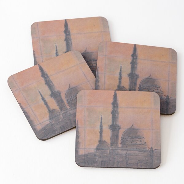 Item preview, Minarets in Saffron Twilight designed and sold by AslamArtwork.