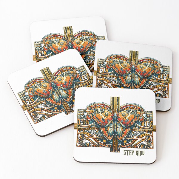 Item preview, Stay Kind – Steampunk Butterfly Design designed and sold by sunbowjp stadio.