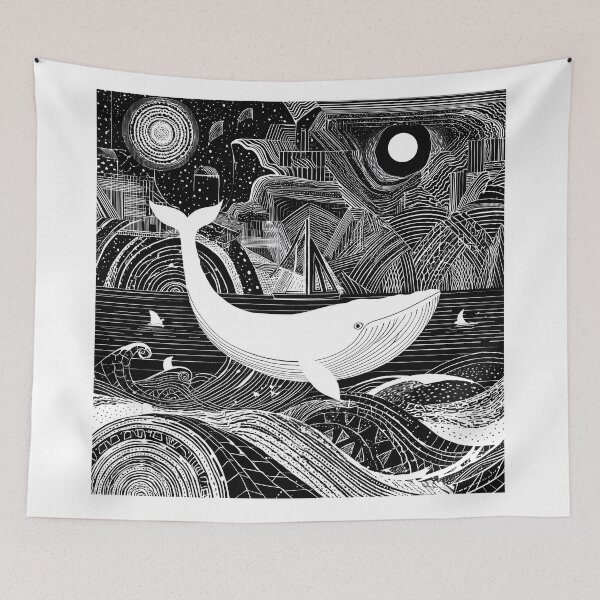 Item preview, WHALES - SEASCAPE .38 designed and sold by lautir.