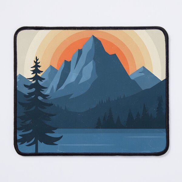 Item preview, Vintage National Park Poster: Mountain Echoes of the Wild designed and sold by RBCTk.