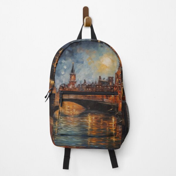Item preview, Beautiful cityscape inspired by Amsterdam, serene and stunning, the Netherlands designed and sold by Orianah.