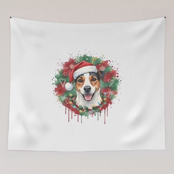Item preview, Jack Russell | Christmas Colorful Watercolor Design #1 designed and sold by MatsurexDesigns.