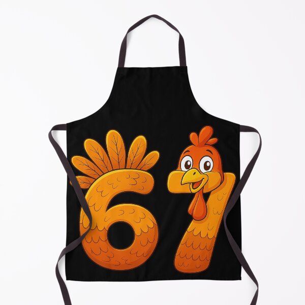 Item preview, Funny Turkey Number 67 Cartoon Cute Thanksgiving Humor Artwork for Fall Season designed and sold by IdealDo.