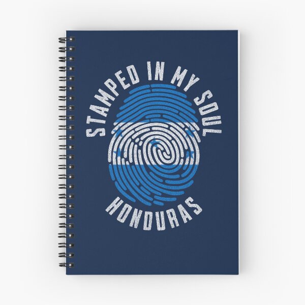 Item preview, Honduras Flag Fingerprint Art for Proud Honduran Heritage Fans designed and sold by chrisrivait.