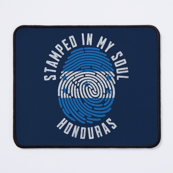 Item preview, Honduras Flag Fingerprint Art for Proud Honduran Heritage Fans designed and sold by chrisrivait.