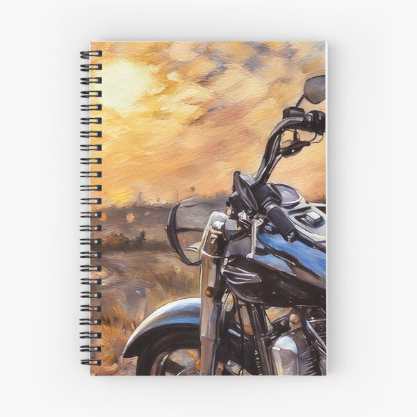 Artikelvorschau, Motorrad bei Sonnenuntergang entworfen und verkauft von tomorrowsart.