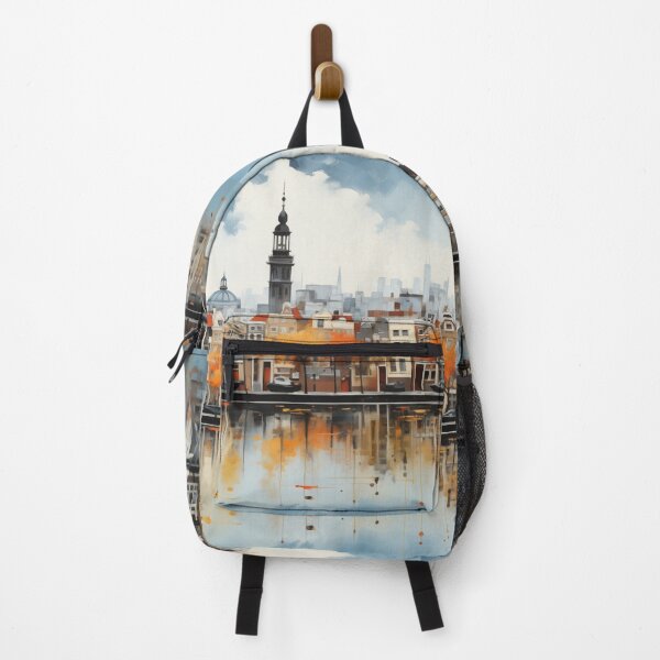 Item preview, Beautiful cityscape inspired by Amsterdam, serene and stunning, the Netherlands designed and sold by Orianah.