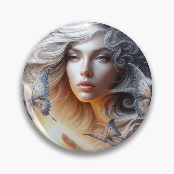 Item preview, Ethereal Woman with Butterflies designed and sold by IZiets.