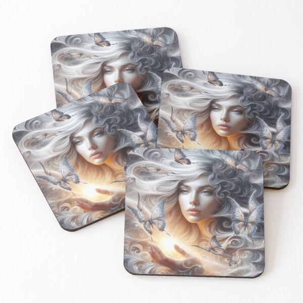 Item preview, Ethereal Woman with Butterflies designed and sold by IZiets.