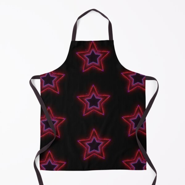 Item preview, Glowing 3D Hollow Star with Red and Blue Light Dots on Black Futuristic Background designed and sold by PixelVibe782.