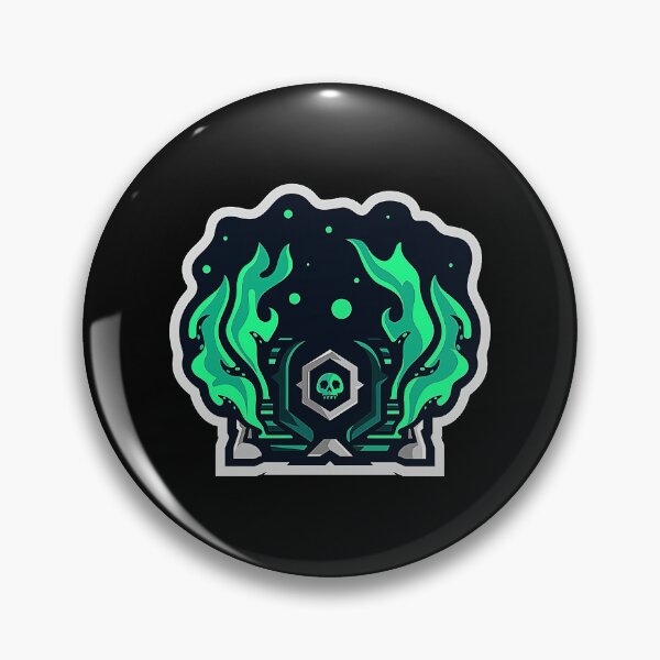 Item preview, Sea Of Thieves Green Ghost Skull designed and sold by Keegaalsh.