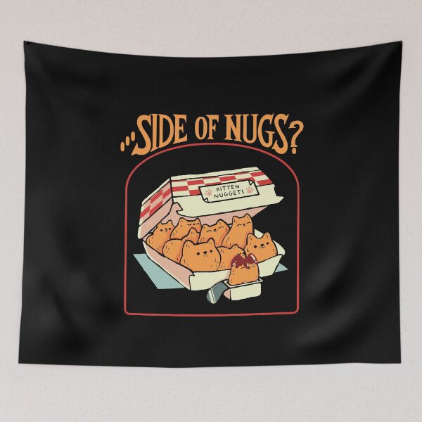 Item preview, Kitten Nuggets Fast Food Cat - Side of Nugs by Tobe Fonseca designed and sold by Tobe Fonseca®.