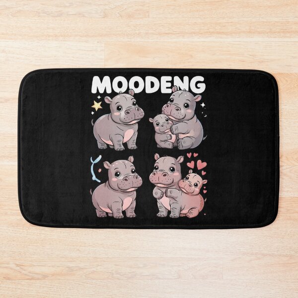 Item preview, Cute MooDeng Hippo The Famous Baby Pigmy Hippo MooDeng  designed and sold by THagBlue.