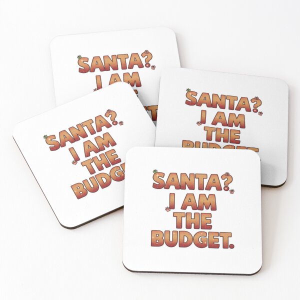 Item preview, Santa I Am the Budget Funny Christmas Quote  designed and sold by NRcollections24.