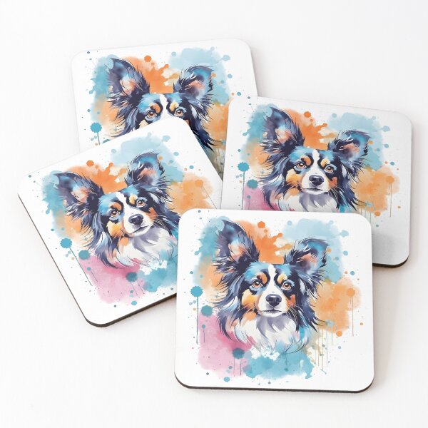 Artikelvorschau, Papillon | Farbenfrohes Aquarell-Design Nr. 7 entworfen und verkauft von MatsurexDesigns.