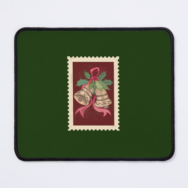 Item preview, Vintage Christmas Bells Postage Stamp designed and sold by coolcreativeco.
