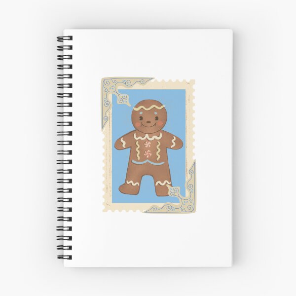 Item preview, Cute Blue Gingerbread Postage Stamp designed and sold by coolcreativeco.