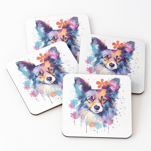 Artikelvorschau, Papillon | Farbenfrohes Aquarell-Design Nr. 6 entworfen und verkauft von MatsurexDesigns.