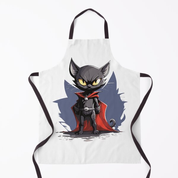 Item preview, Black Superhero Cat with Red Cape designed and sold by Mr Lee.