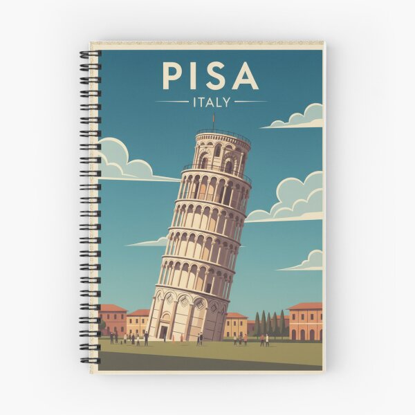 Item preview, Pisa Vintage Travel Art - Tower of Pisa - Italy designed and sold by Wanderprintt.
