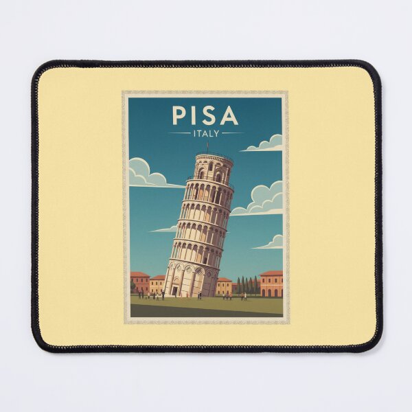Item preview, Pisa Vintage Travel Art - Tower of Pisa - Italy designed and sold by Wanderprintt.