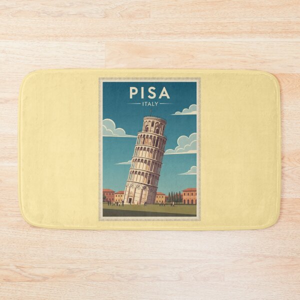 Item preview, Pisa Vintage Travel Art - Tower of Pisa - Italy designed and sold by Wanderprintt.