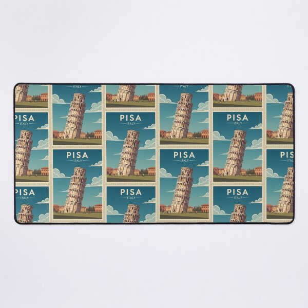 Item preview, Pisa Vintage Travel Art - Tower of Pisa - Italy designed and sold by Wanderprintt.