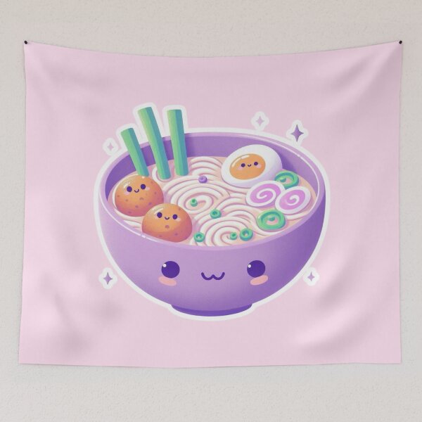 Item preview, Cute Kawaii Ramen Bowl – Adorable Anime Manga Noodle Lover Design designed and sold by Sugar Wisdom .